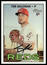 2016 Topps Heritage #687 Tim Adleman RC Cincinnati Reds NM+