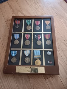 Lot Of Miltary Metals Of Harold E. ENRIGHT LT. COL. USA 1941-1961 USASA