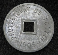 1905 French Indochina (Tonkin) 1/600 Piastre A836