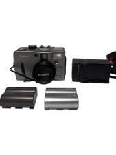 Canon PowerShot G1 3.3MP Flip Screen Digital Camera 2 Batteries Charger Tested