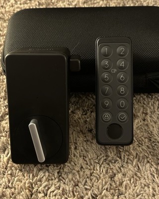 SwitchBot Smart Lock + Keypad Touch Bundle w/ Adapter Batteries Tested Works
