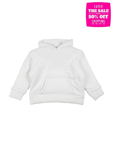 RRP€250 MM6 MAISON MARGIELA Kids Padded Hoodie Size 10Y White Embroidered