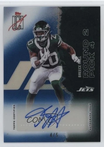 2025 Topps Chrome Breece Hall Chrome Autographs (RAW)