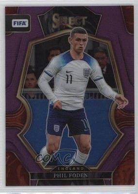 2022-23 Panini Select FIFA Mezzanine Purple Prizm 41/75 Phil Foden #120 14mf