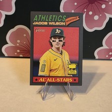 2026 Topps Heritage Dark Gray Border Parallel #17 Jacob Wilson All-Star Cup