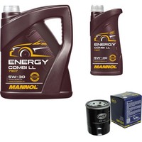 SCT Inspektionspaket 6L Mannol Energy 5W-30 FüR Hyundai I10 1.0 1.2 Kona I30