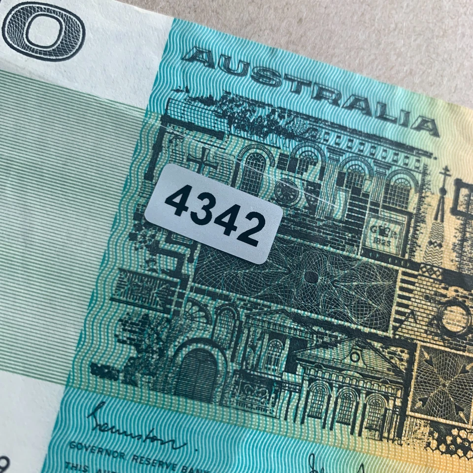 Australia 10 Dollars Banknote 1990's Australian Currency Paper Money Used - Image 4 of 4