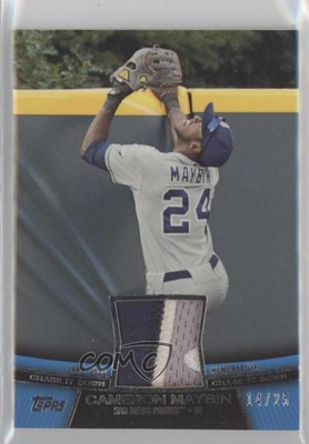#ad 2013 Topps Chase it Down Relics 25 Cameron Maybin #CDR CM 0h1 $9.73