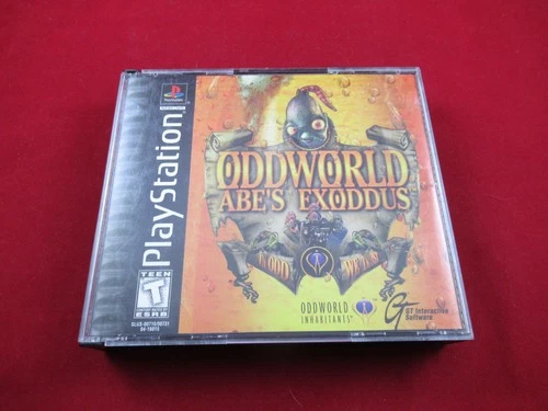 Oddworld: Abe's Exoddus (Sony PS1, 1999) *Complete w/o Reg Card - Tested*