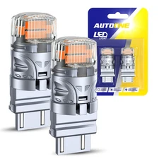 3157 Amber LED Turn Signal Light Bulbs Anti Hyper Flash Canbus Error Free EAAE