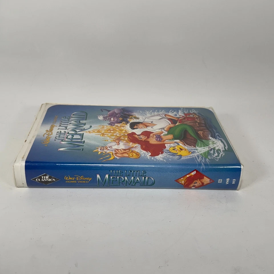 The Little Mermaid VHS 1989 OOP Original Banned Cover Black Diamond Edition - Image 4 of 4