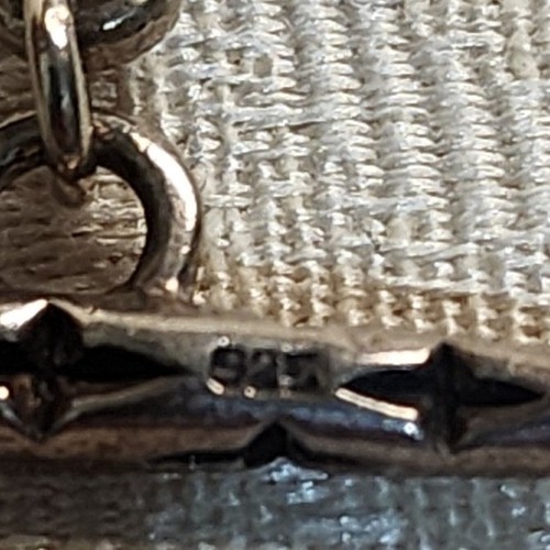 Vintage 70s Byzantine Chain Necklace 925 Sterling Silver Heavy 20" Gothic Boho - Picture 8 of 16