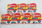 Lot of 7 colors Hot Wheels 25th Anniversary Demon w retro redlines, on card