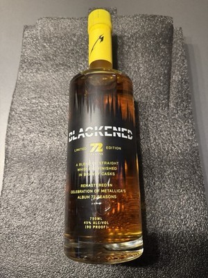 Metallica Blackened Whiskey 72 Seasons Limited Edition