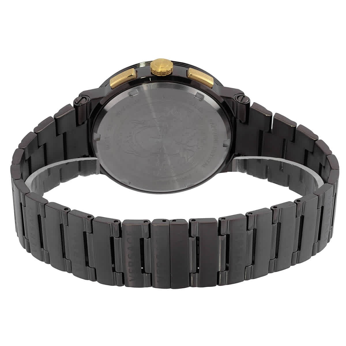 Versace VEZ900521 Greca Logo Grey Dial 43 mm Men's Watch New