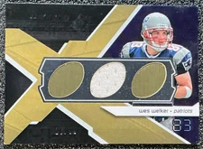 Wes Welker 2008 Upper Deck SPX #WM-WW2 Winning Material Football Patch /39 (MEM)