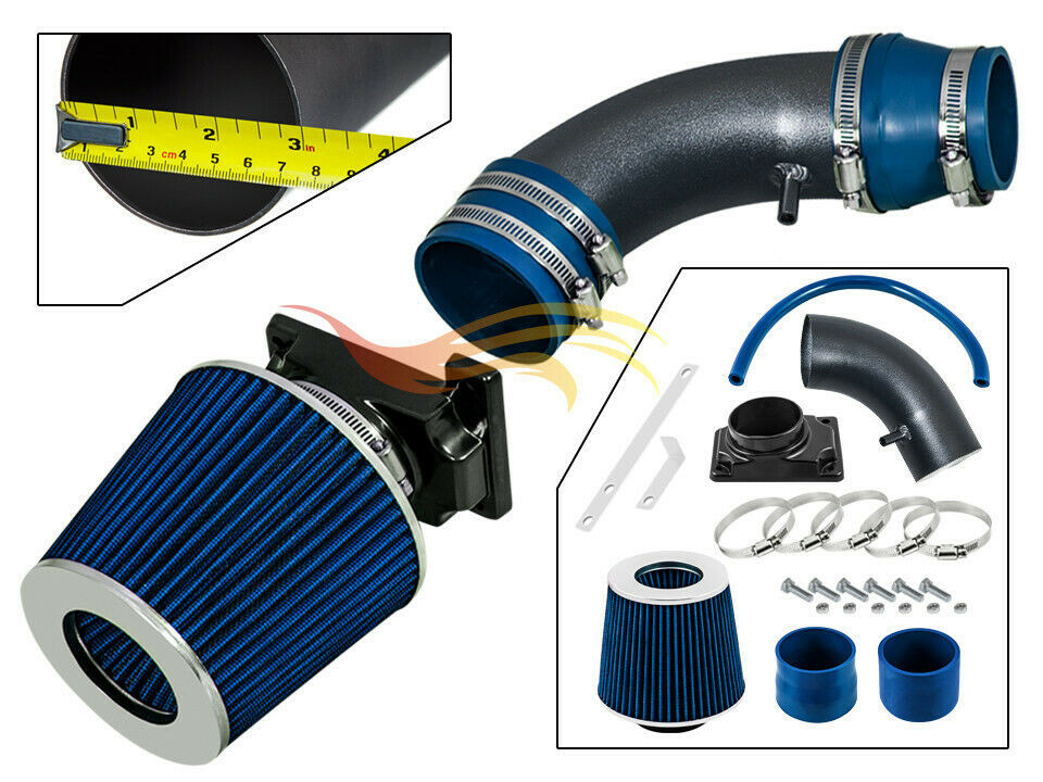 XYZ RW BLUE Sport Air Intake Kit +Filter For 94-98 Mitsubishi Galant 2.4L L4