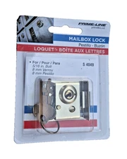 Prime-Line Products S 4049 Mail Box Lock, Keyed, 5/16-Inch Bolt, Brass Plated