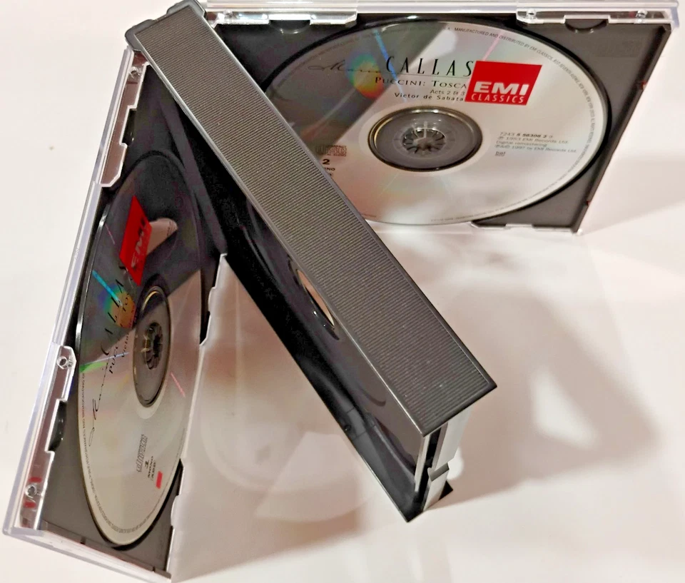 2 CDs BOX SET Giacomo Puccini MARIA CALLAS Tosca EMI 1997 Classical OPERA Foto 3 de 4