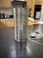 Moroccan Style Table Lamp Metal 13 x 30 CM Table Lamp Bedside Lamp