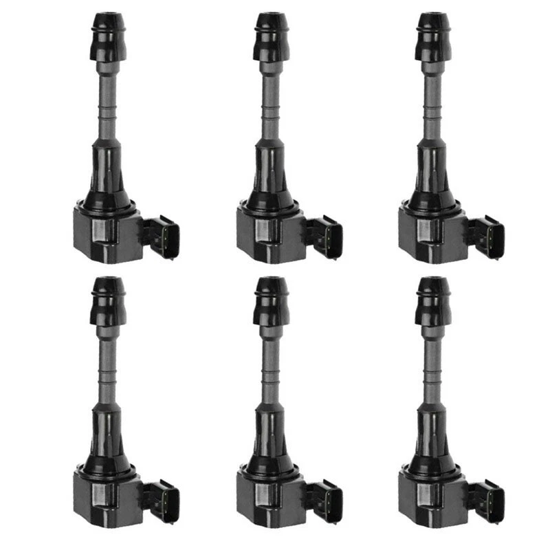 6X Bobina de encendido + 6X Bujía para Nissan Pathfinder 2001-2010 3.5L 4.0L UF349 Foto 3 de 4