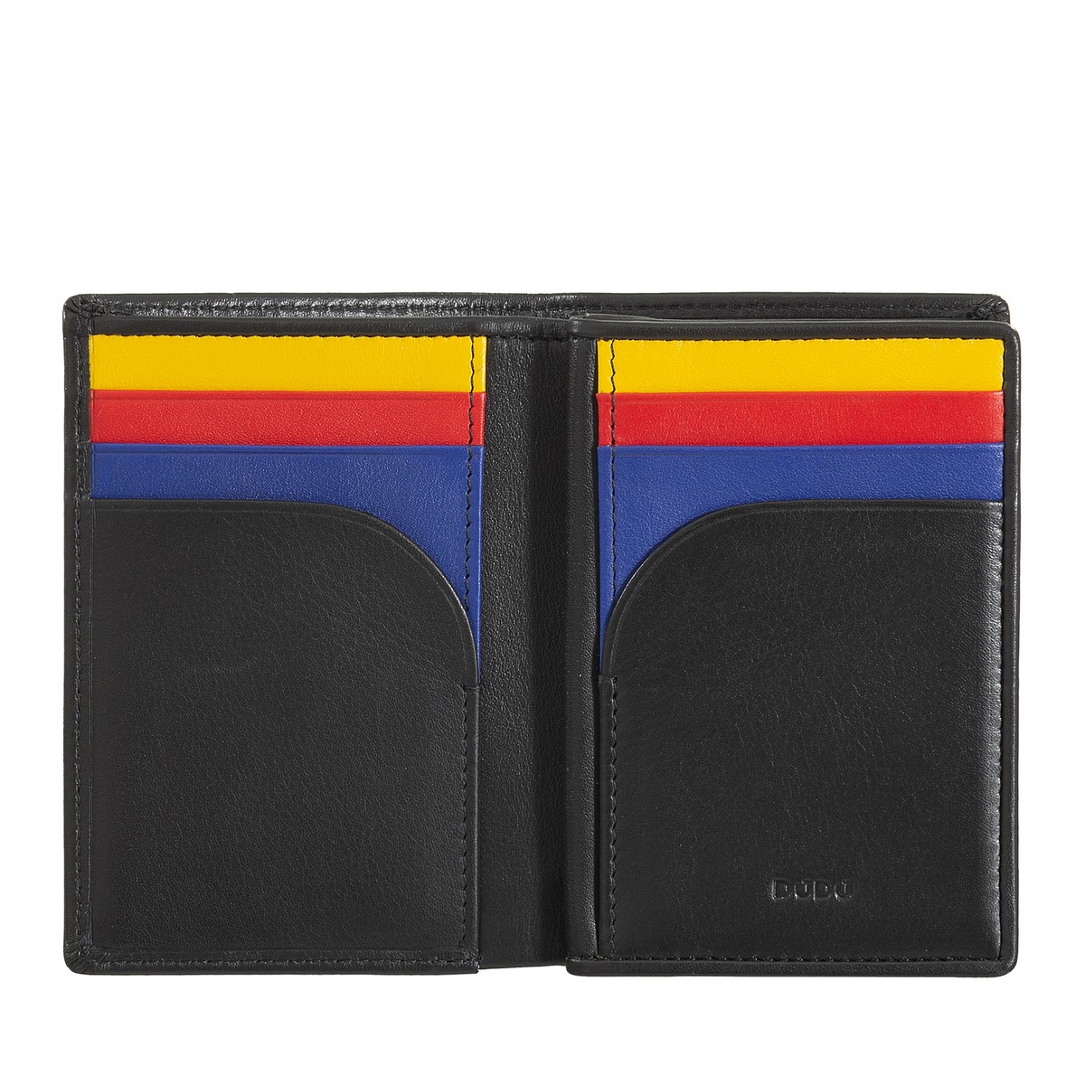DUDU Mens Wallet, Small Genuine Leather RFID Blocking Credit Card