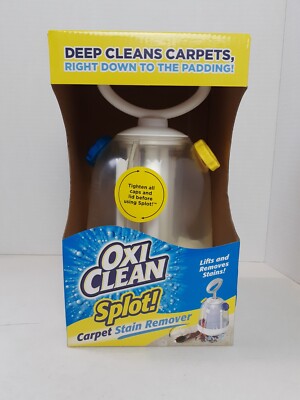 NEW Oxiclean Splot! Carpet Stain Remover Spray Lift Clean! Pet Stain Remover 824