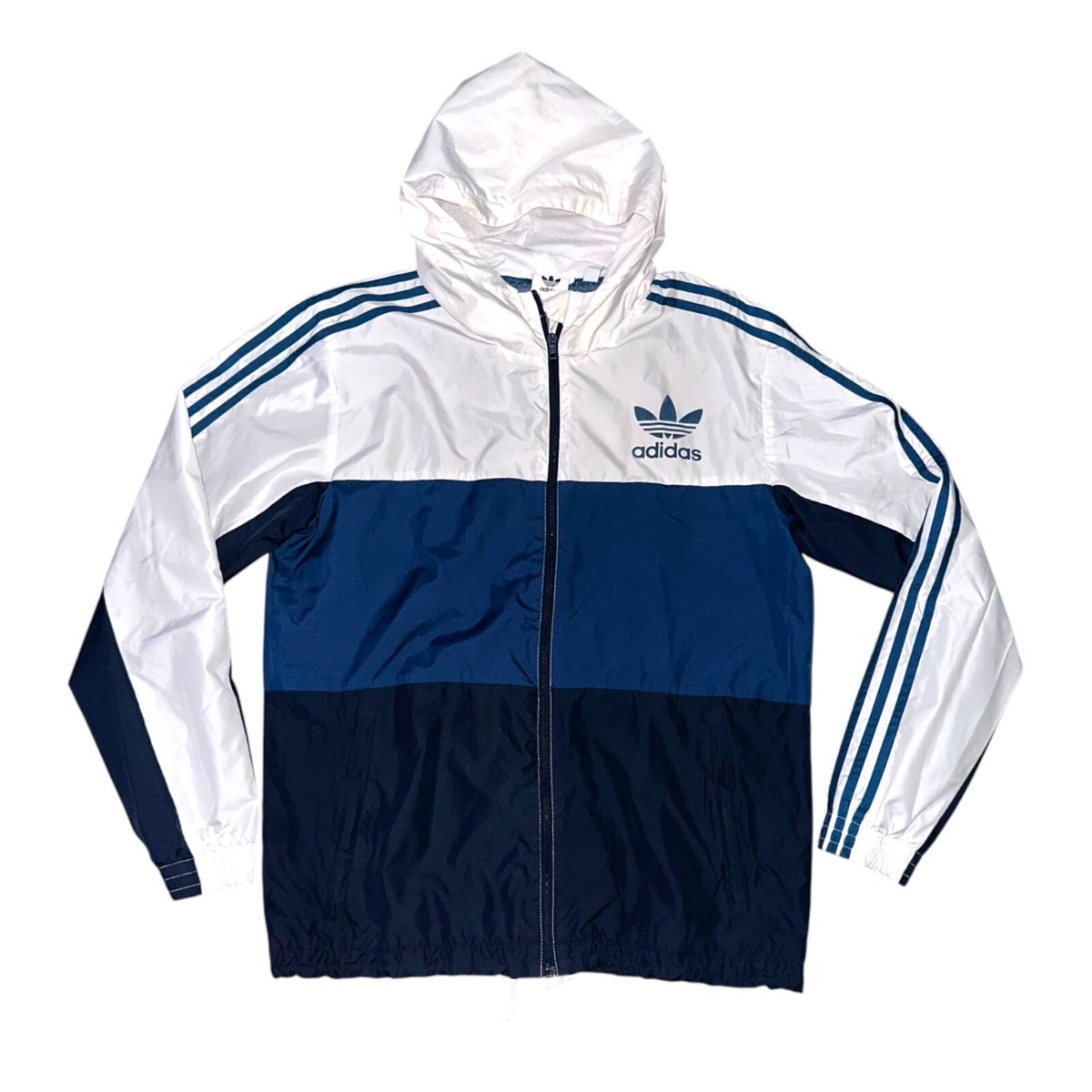 adidas originals ボンバージャケット ブルー×ホワイト SST ボンバージャケット ダークブルー×ホワイト｜アパレル