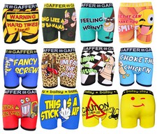 Mens Designer Novelty Rude Boxers Trunks Funny Christmas Gift Shorts Underwear
