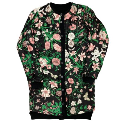 Gucci 581167 Long Cardigan Tennis Reversible Black Size M Used