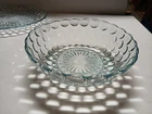 Vintage Anchor Hocking Sapphire/Ice Blue Bubble Glass 8.25” Serving bowl