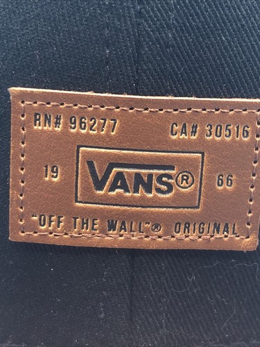 Vans Red Black Gray Hat Cap Skater 