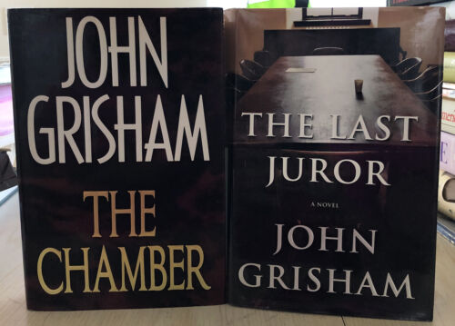 Lot Of 2 John Grisham Books The Chamber The Last Juror 1st Edition