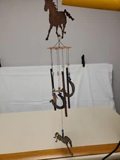 Sunset Vista Designs Horsing Around Horse Wind Chime Size Medium 26”