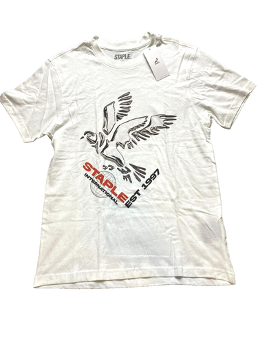 Staple Shirt Adult Small White Pigeon International Streetwear India Mens NWT