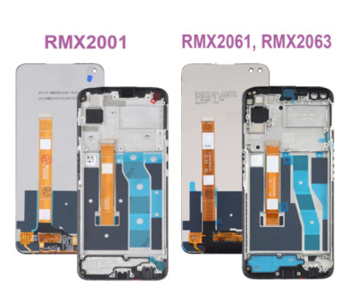 For OPPO Realme 6 / OPPO Realme 6 Pro LCD Display Screen Touch Digitizer Frame
