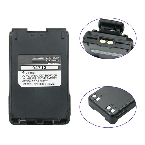 10 pièces batterie de remplacement BP-227 pour ICOM IC-M88 IC-F50 IC-F60 IC-F51 IC-M87 - Photo 8/12