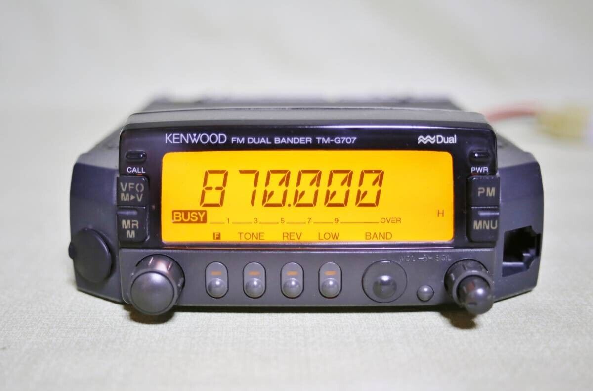 Kenwood TM-G707 VHF/UHF Mobile Ham Radio with Removable Kenwood TM-G707 VHF/UHF Mobile Ham Radio with Removable