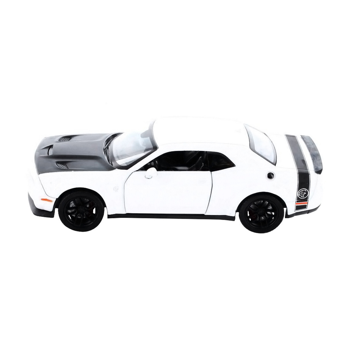 Motormax 2018 Dodge Challenger SRT Hellcat White 1/24 Diecast