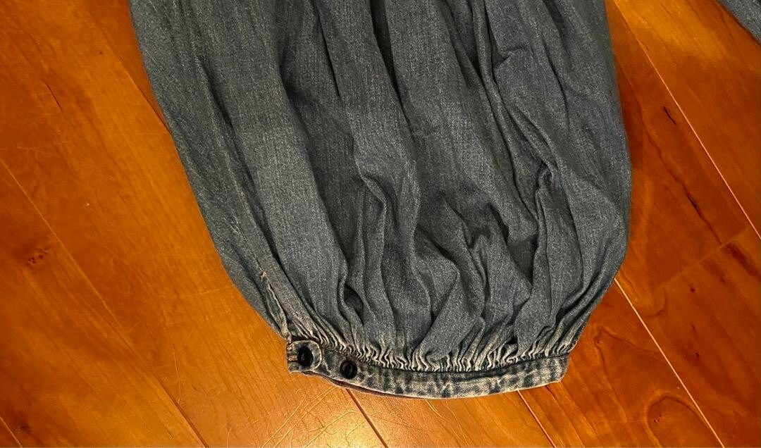 KAPITAL Balloon Pants Switchable Denim Pants Plain Blue Size