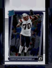 2021 Donruss Optic #268 Christian Barmore New England Patriots Rookie