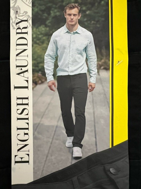 English Laundry Mens 5 Pocket Straight Fit Pant