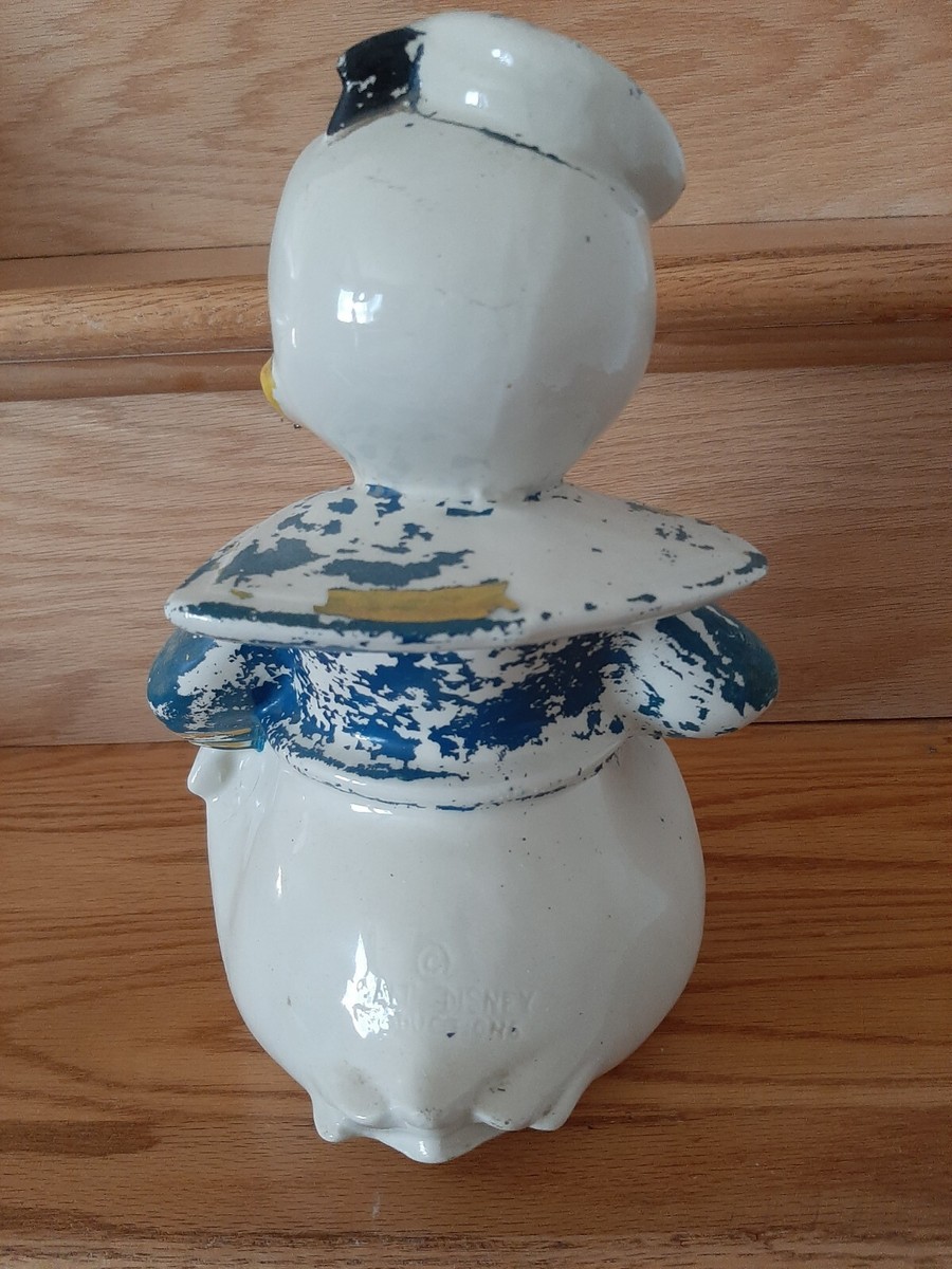 Vintage 1940's Disney Donald Duck Cookie Jar | eBay