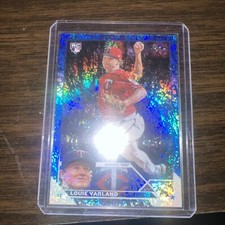 Louie Varland 2023 Topps Series 2 Blue Foil Rookie Parallel # 362/999 Twins