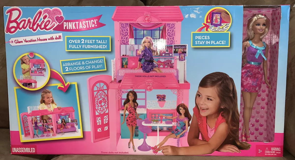 Barbie Vacation House & Doll Playset