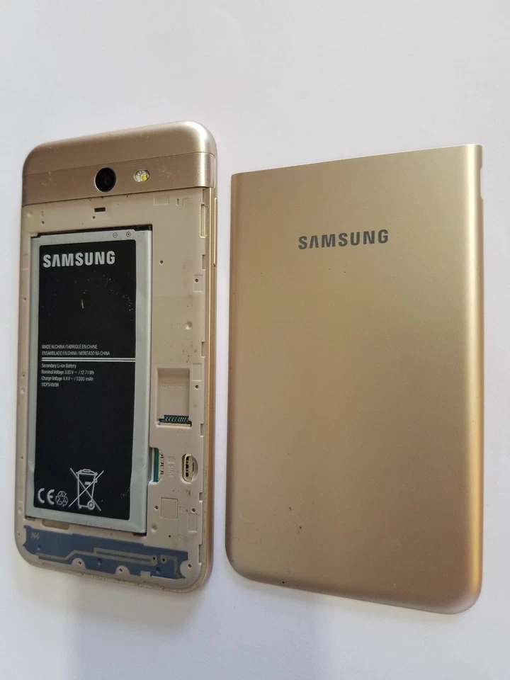 Metro Pcs Samsung Galaxy J7 Prime SM-J727T1 Gold Android Smart Cell Phone Gsm - Image 3 of 4