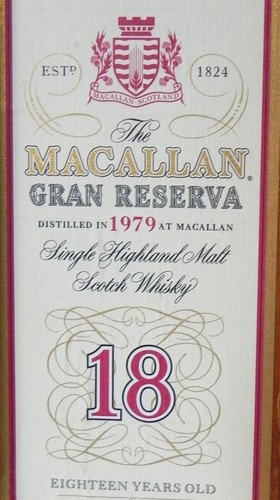 Macallan ""Gran Reserva achtzehn Jahre alt"" nur Holzkiste, 750 ml, abgefüllt 1997 - Bild 13 von 24