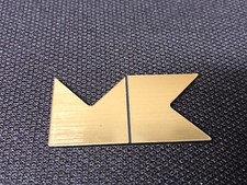 Miller Kreisel, M K Speaker logo Gold Color BIG size