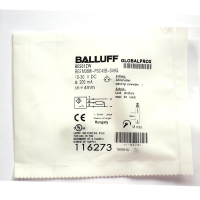 BALLUFF BES01ZW BES M08MI-PSC40B-S49G Inductive Sensor New One Free Shipping #US