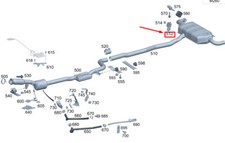 MERCEDES-BENZ GLA H247 AMG AUSPUFF STELLMOTOR HINTEN RECHTS A2229067403 ORIGINAL